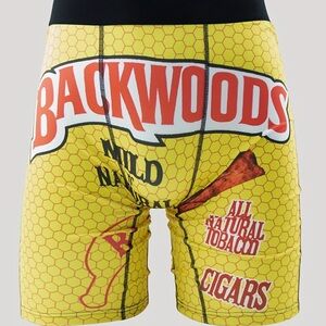 Ethika Yellow Backwoods Graphic Boxers NWT; size small